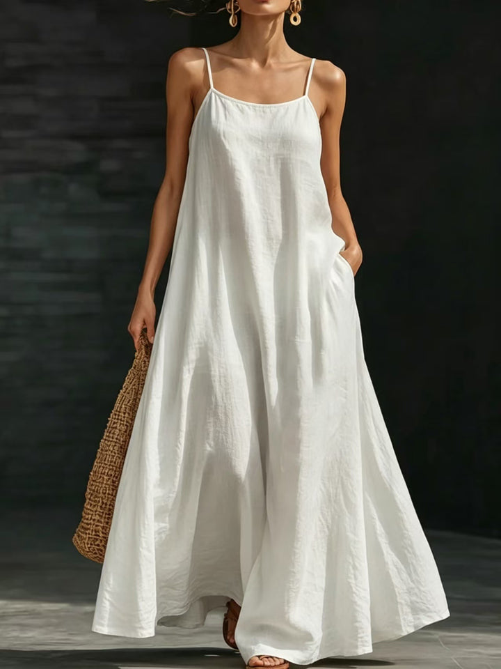 Damen Leichtes Sommerkleid mit tiefem Ausschnitt Echo Archiv