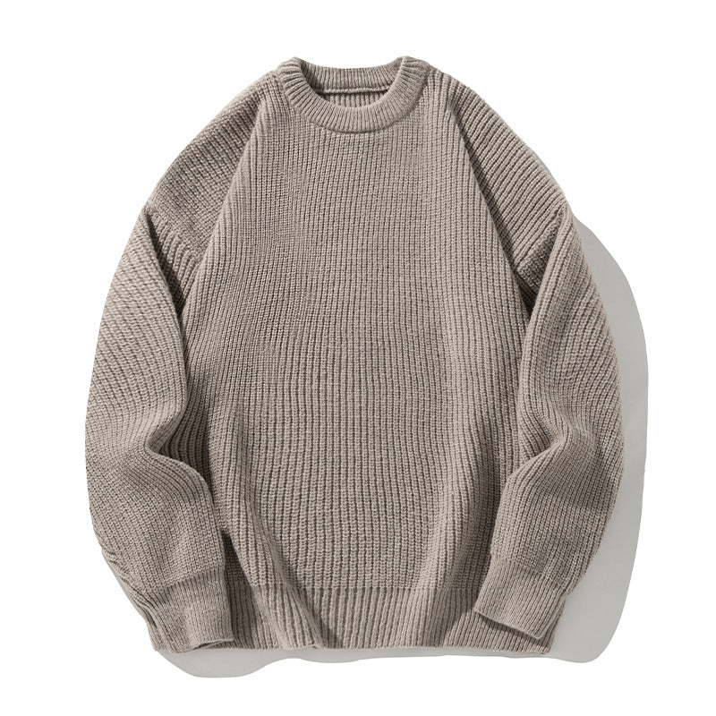 Unisex Oversize Grobstrickpullover mit Raglanärmeln und gerippten Bündchen Echo Archiv
