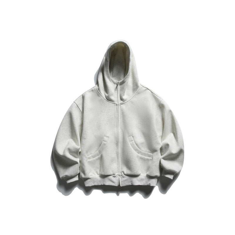 Unisex Oversize Zip-Hoodie mit hohem Kragen und Kängurutaschen Echo Archiv