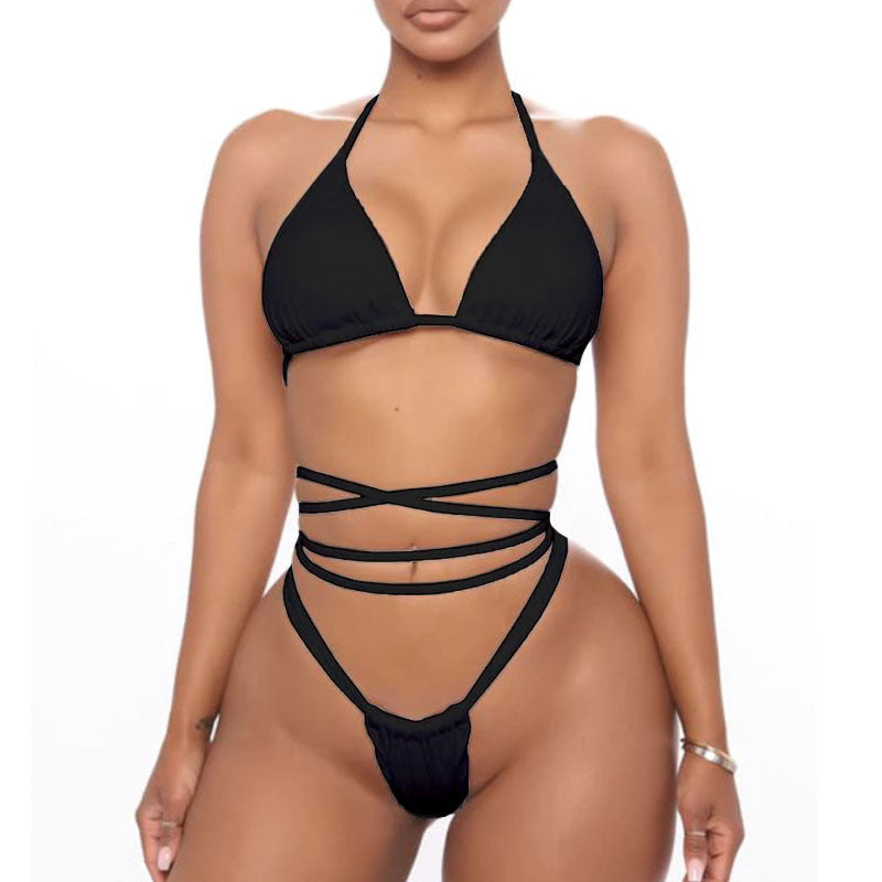 Damen Triangel-Bikini-Set mit raffinierten Schnürdetails Echo Archiv
