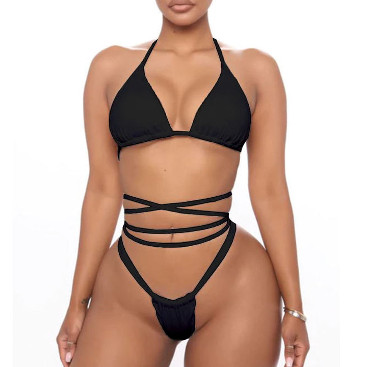 Damen Triangel-Bikini-Set mit raffinierten Schnürdetails Echo Archiv