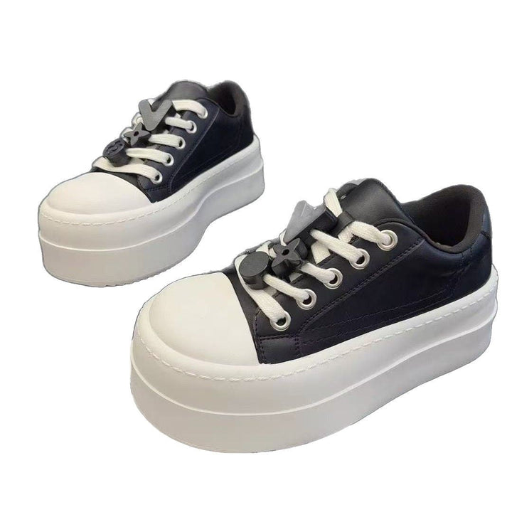 Damen Plateau Sneaker mit trendigem Design und elastischen Schnürsenkeln Echo Archiv