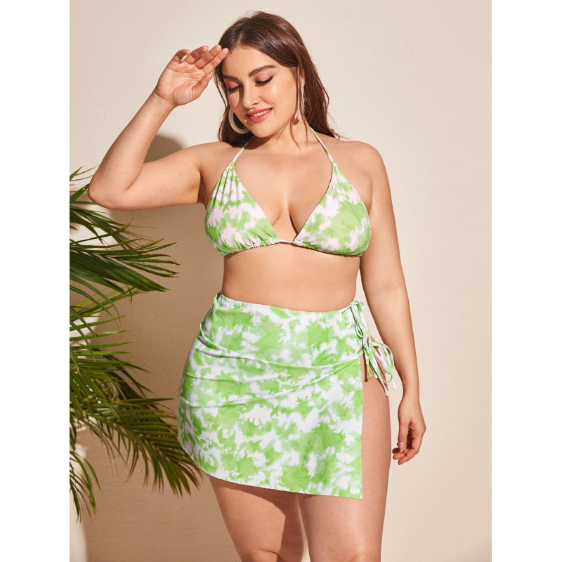 Damen Triangel-Bikini mit asymmetrischem Wickelrock Echo Archiv