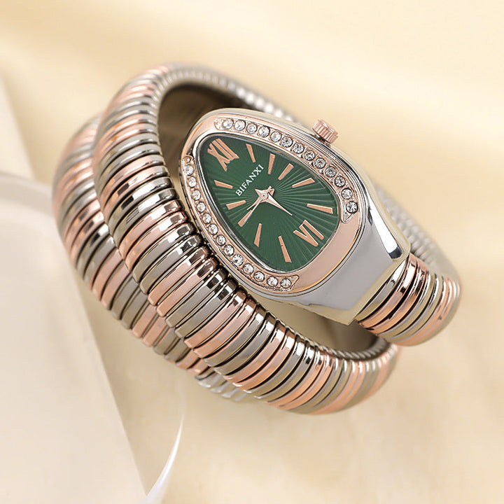 Echoarchiv | Schlangenuhr mit Quarzbewegung und Persönlichem Armband