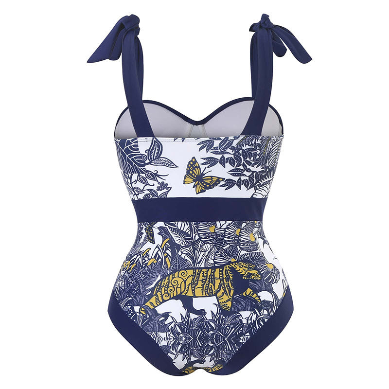 Damen Maxirock mit Leopardenmuster – Valéora