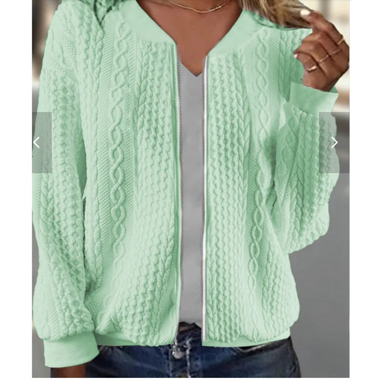Damen Strickjacke mit Echoarchivrnem Kabelstrickmuster und eleganter Schnittführung Echoarchiv