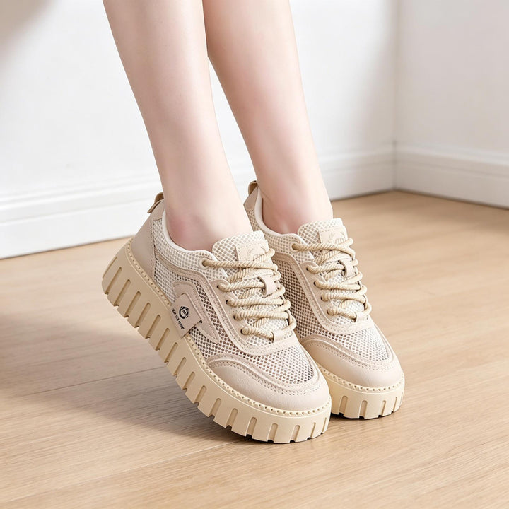 Damen Atmungsaktive Sneaker mit stabiler Sohle Echoarchiv