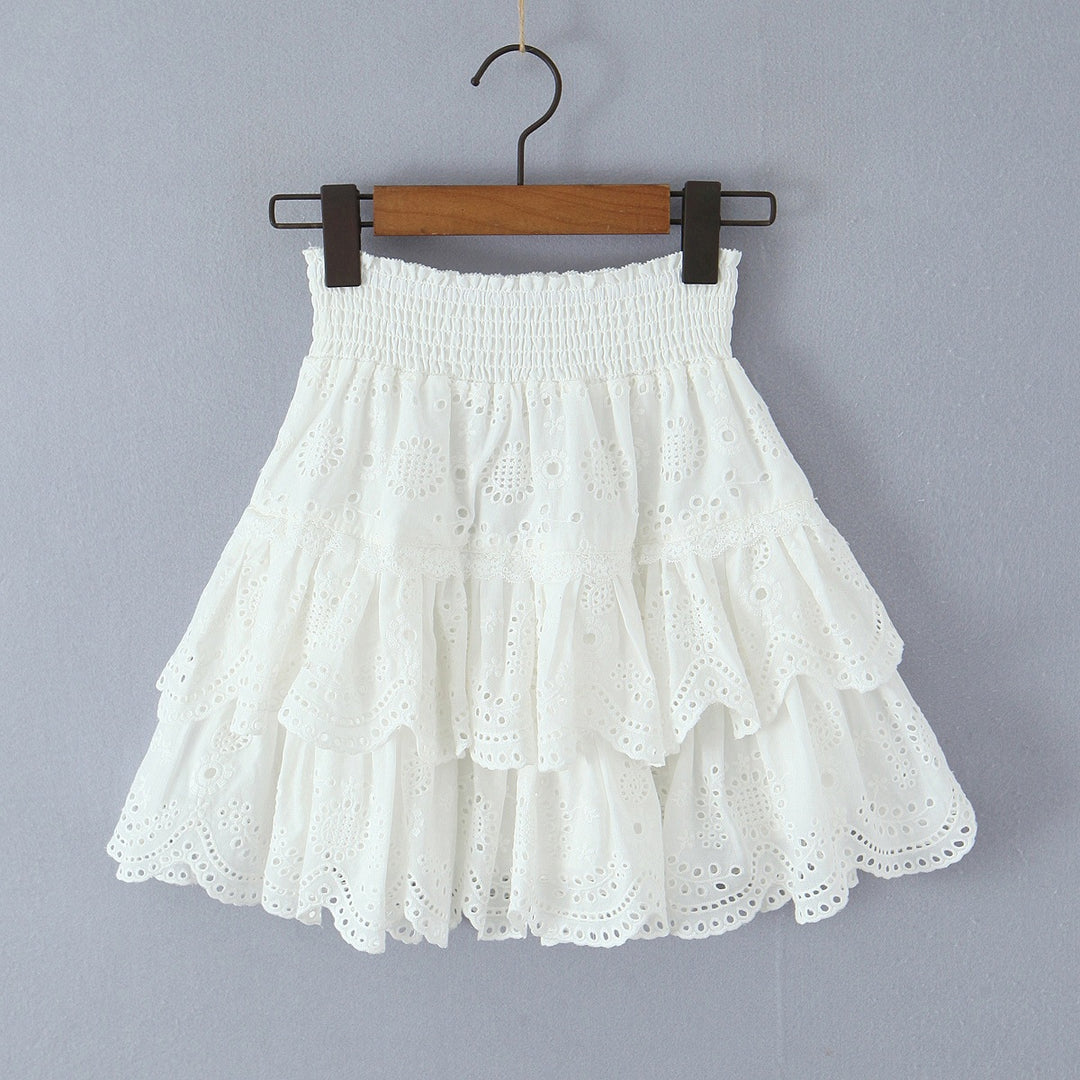 Damen Baumwoll Rüschenshorts Echo Archiv