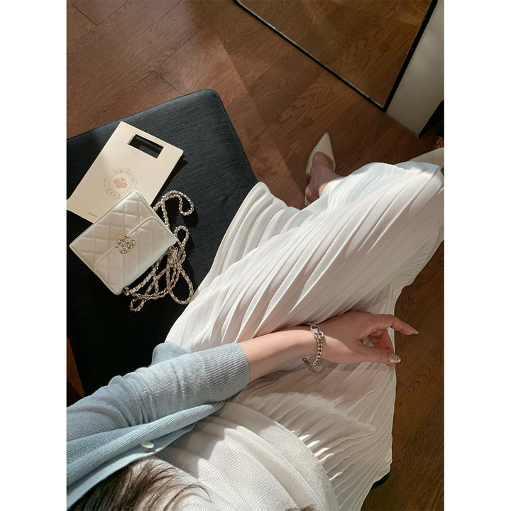 Damen Plissierter Midirock Echoarchiv