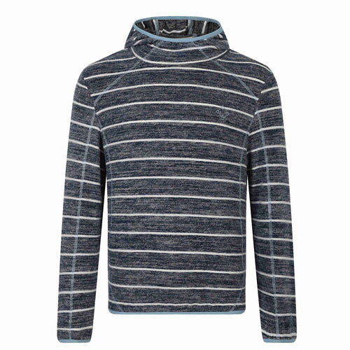 Unisex Gestreifter Strick‑Halbkragenpullover mit Raglanärmeln Echoarchiv