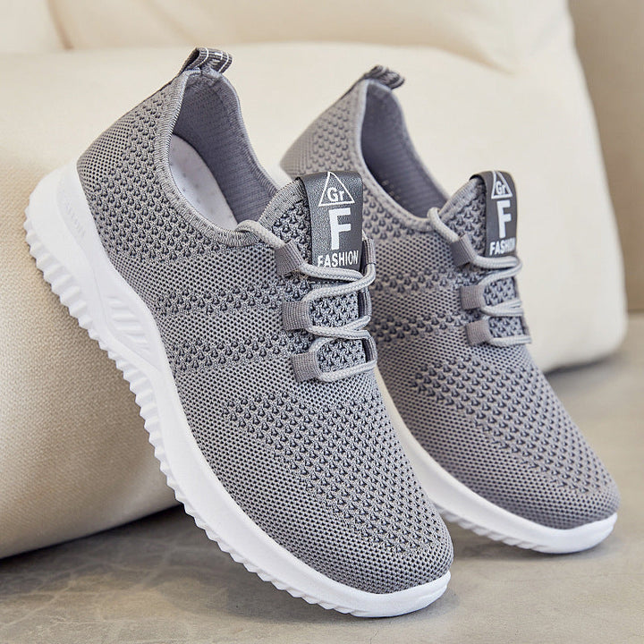 Damen Sportliche Sneaker mit atmungsaktivem Obermaterial von Echo Archiv