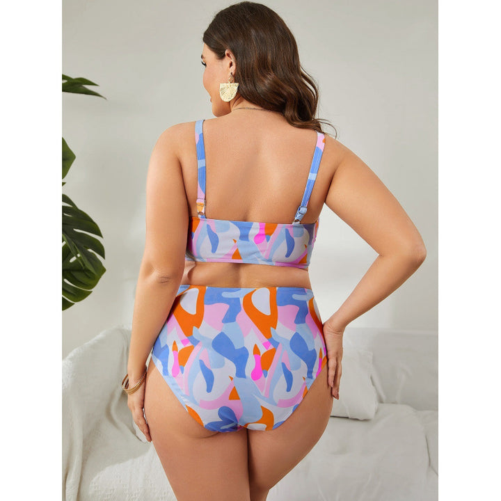 Damen Bikinimodell mit breiten Trägern und hohem Bund Echo Archiv