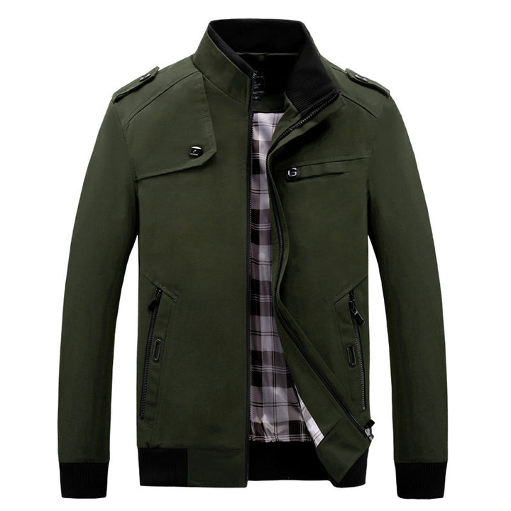 Herren modische Übergangsjacke mit praktischen Taschen und modernem Schnitt Echoarchiv