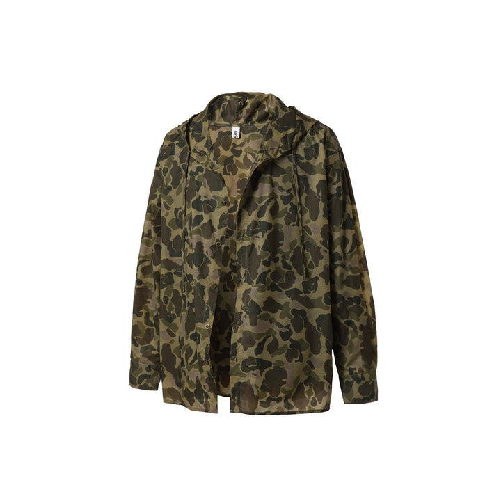 Herren Camouflage-Kapuzenshirt im Oversized-Utility-Stil Echoarchiv