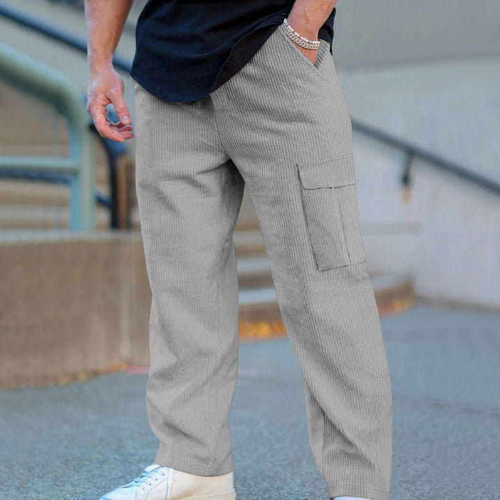 Herren Cargohose mit elastischem Bund und praktischen Taschen Echoarchiv