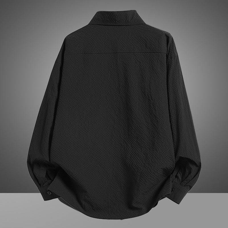 Herren lässige Overshirt mit Taschen Echoarchiv