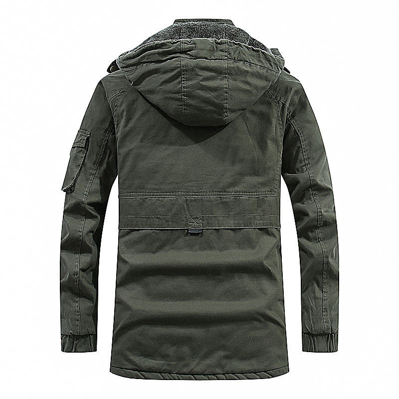 Herren funktionale Winterjacke mit enganliegendem Fleecefutter Echoarchiv