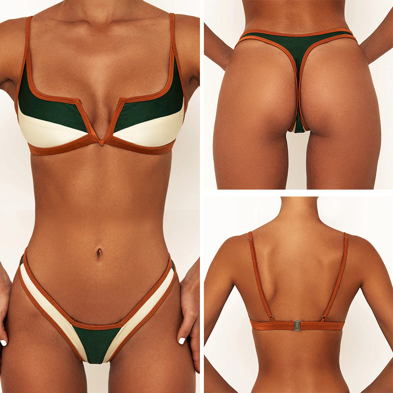 Damen Triangel-Bikini mit modernen Grafik-Elementen Echo Archiv