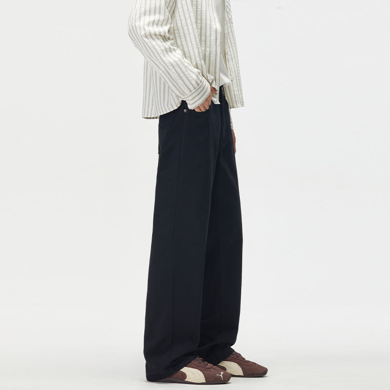 Herren Weitgeschnittene Chinohose aus Baumwoll-Twill mit tiefem Schritt Echo Archiv