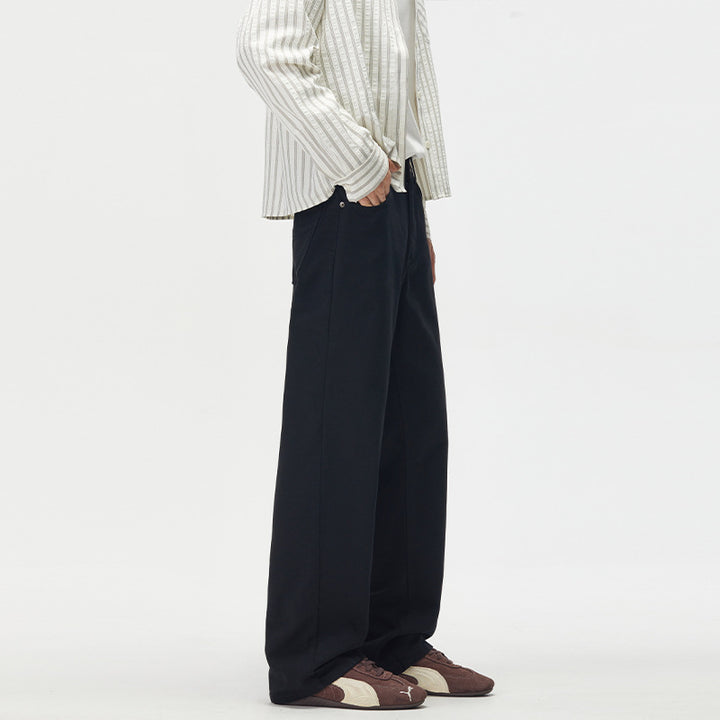 Herren Weitgeschnittene Chinohose aus Baumwoll-Twill mit tiefem Schritt Echo Archiv
