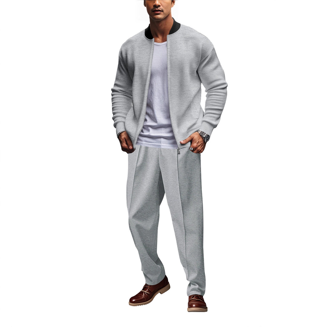 Herren lässiger Bomberjacke und Jogginghose Set Echoarchiv
