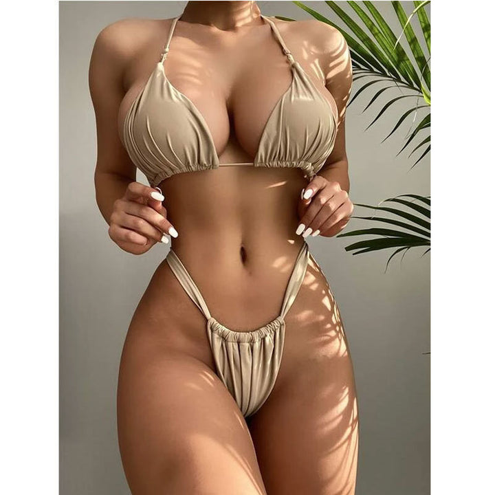 Damen Triangel-Bikini mit hohem Beinausschnitt Echo Archiv