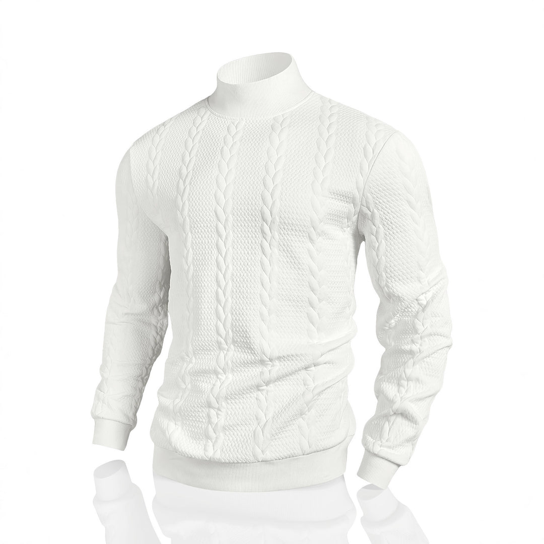 Herren Strickpullover mit hohem Kragen Echoarchiv