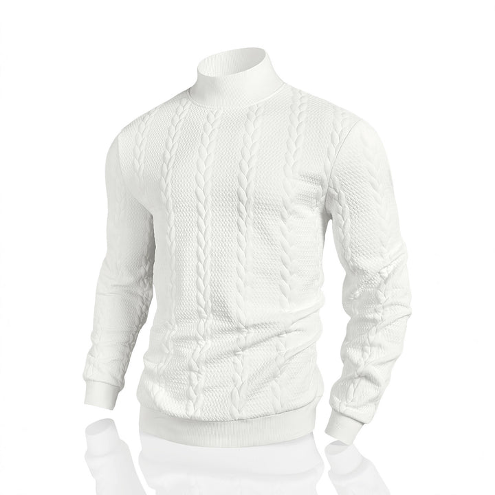 Herren Strickpullover mit hohem Kragen Echoarchiv
