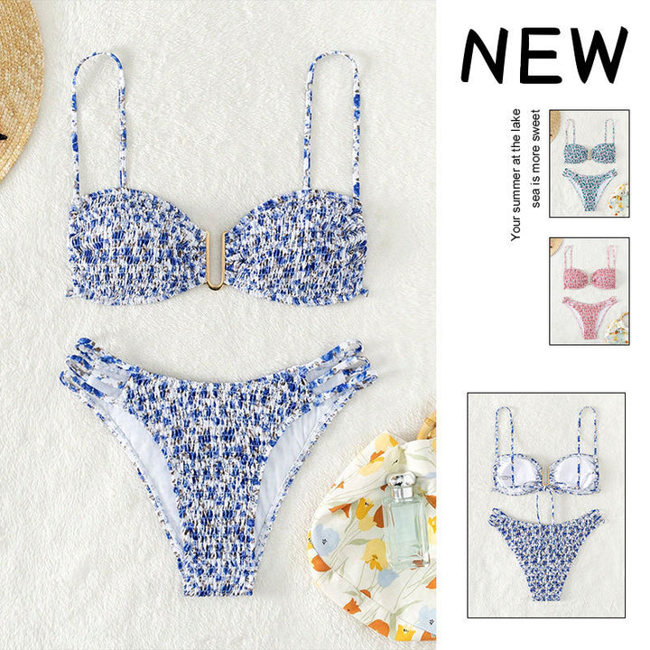 Damen Push-Up-Bikini-Set mit raffinierter Raffung Echo Archiv