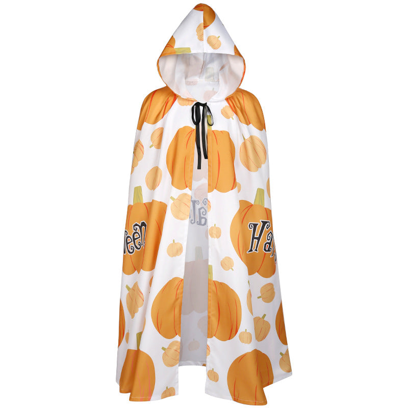 Unisex mehrschichtiger Kapuzenumhang mit weitem Fall und Satinbandverschluss – Montevé