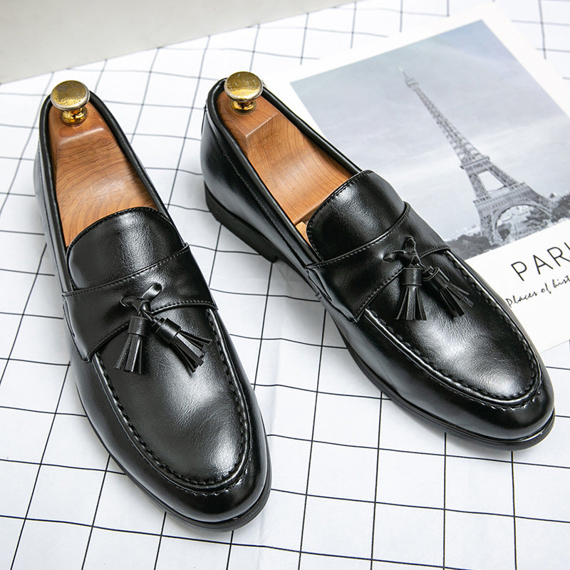 Herren klassische Tassel-Lederloafer mit Mokassinnaht, gepolsterter Komfortinnensohle und rutschfester Gummilaufsohle Echo Archiv