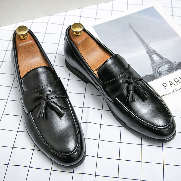 Herren klassische Tassel-Lederloafer mit Mokassinnaht, gepolsterter Komfortinnensohle und rutschfester Gummilaufsohle Echo Archiv