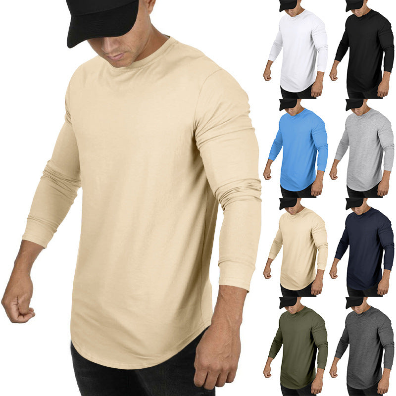 Herren Langarmshirt mit innovativem Schnitt und atmungsaktiver Struktur Echoarchiv