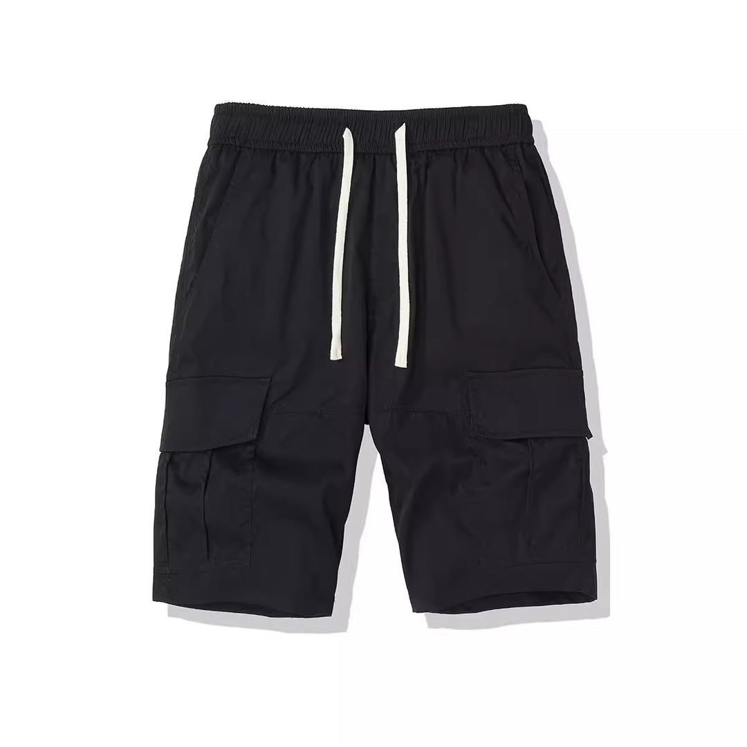 Herren Cargo-Shorts mit elastischem Bund und mehreren Seitentaschen Echoarchiv