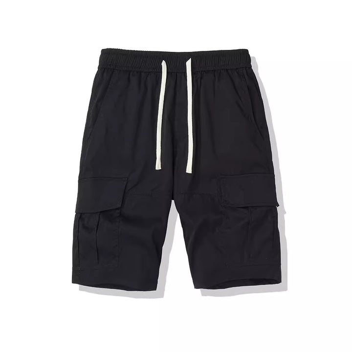 Herren Cargo-Shorts mit elastischem Bund und mehreren Seitentaschen Echoarchiv