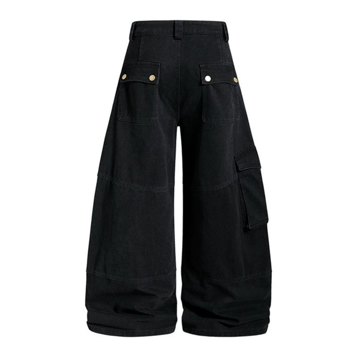 Damen Hochgeschnittene Baggy-Culotte mit Multi-Cargo-Taschen Echoarchiv