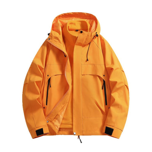 Herren wetterfeste Multifunktionsjacke mit abnehmbarer Kapuze Echoarchiv