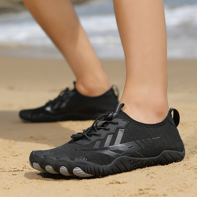 Unisex nan ultraleichte Aquaschuhe mit zehennahem Flexprofil, rutschfester Gummilaufsohle und Schnellzugverschluss Echo Archiv
