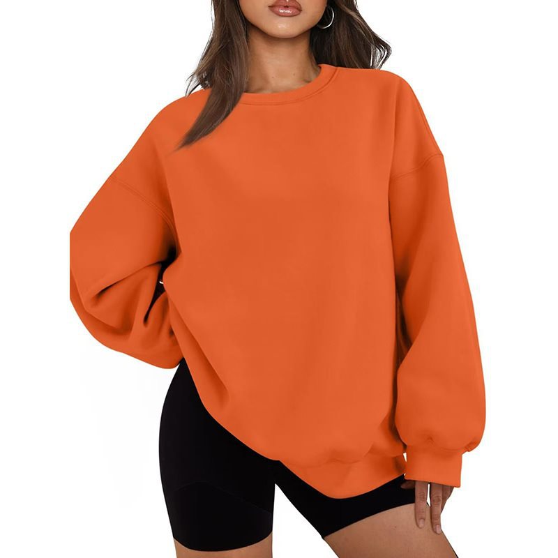 Damen Oversized Sweatshirt mit Rundhalsausschnitt, extraweichem French‑Terry und überschnittener Schulter Echo Archiv