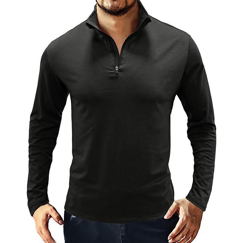 Herren Stehkragen Pullover Echoarchiv