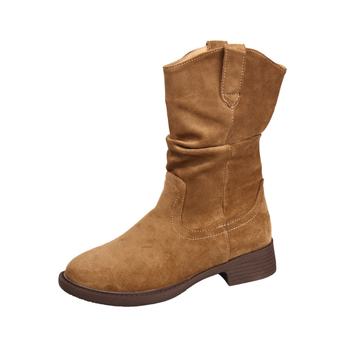 Damen Modische Wildleder-Stiefeletten Echo Archiv