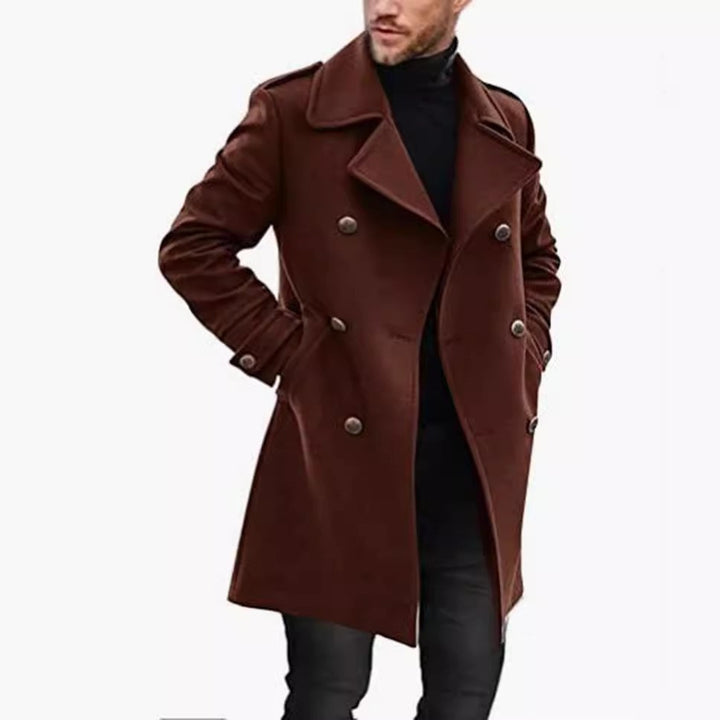 Herren eleganter und leichter Frühlingstrenchcoat Echoarchiv