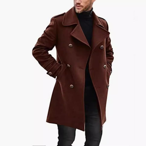 Herren eleganter und leichter Frühlingstrenchcoat Echoarchiv