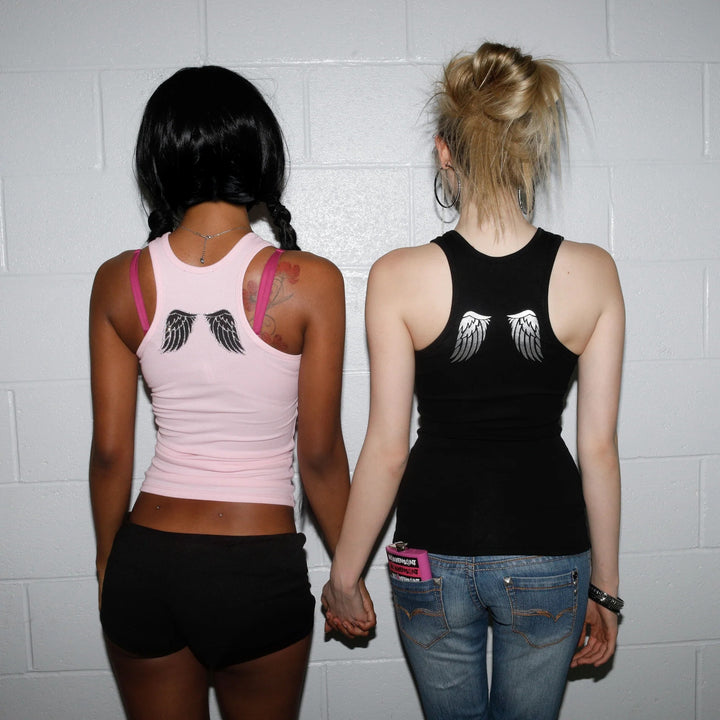 Damen Sportliches Muskelshirt mit grafischem Print Echo Archiv