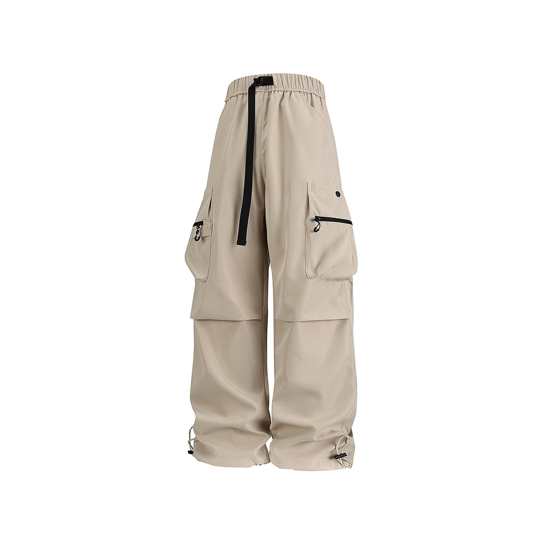 Herren Baggy‑Technische Cargo‑Hose mit integriertem Sicherheitsgurt und verstellbarem Saum Echo Archiv