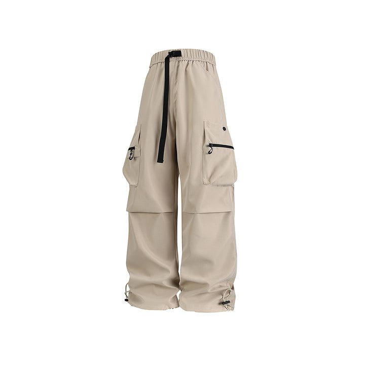 Herren Baggy‑Technische Cargo‑Hose mit integriertem Sicherheitsgurt und verstellbarem Saum Echo Archiv