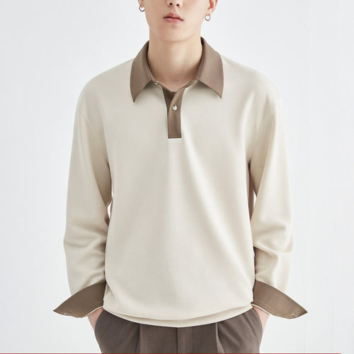 Herren elegantes Poloshirt mit modernem Kragen Echoarchiv