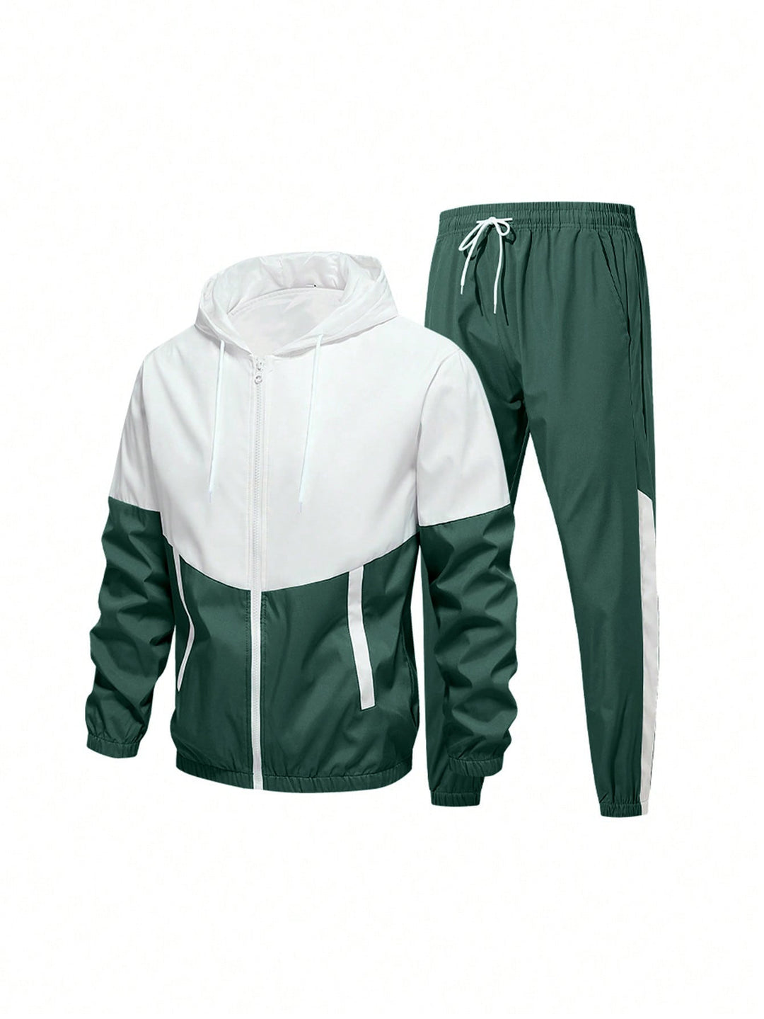 Herren Sportanzug mit atmungsaktiver Jacke und elastischen Jogginghosen Echoarchiv