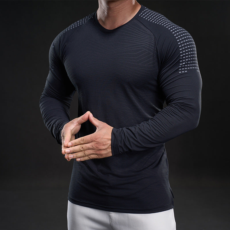 Herren funktionales Langarmshirt mit innovativer Mesh-Struktur Echoarchiv