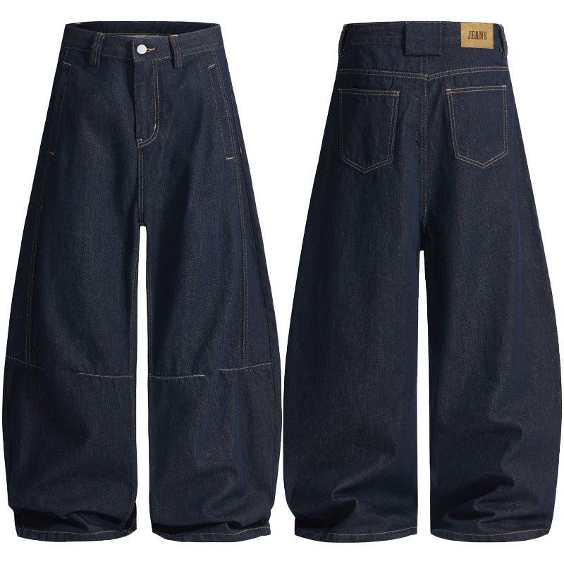 Herren Rohdenim Marlene-Baggy-Jeans mit tiefem Schritt und Kniepaneel-Details Echo Archiv